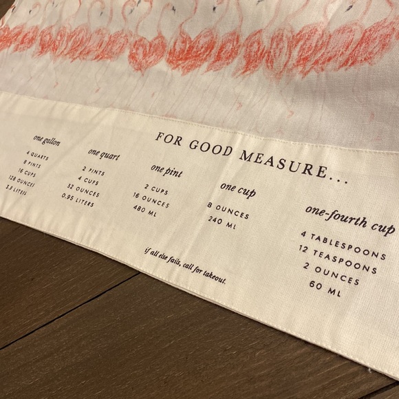 Kate Spade Flamingo Apron All In Good Taste - Picture 5 of 6